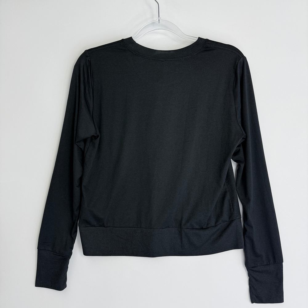 Vuori Daydream Crew Women Small Black Long Sleeve Performance Top VW133 - Picture 7 of 11